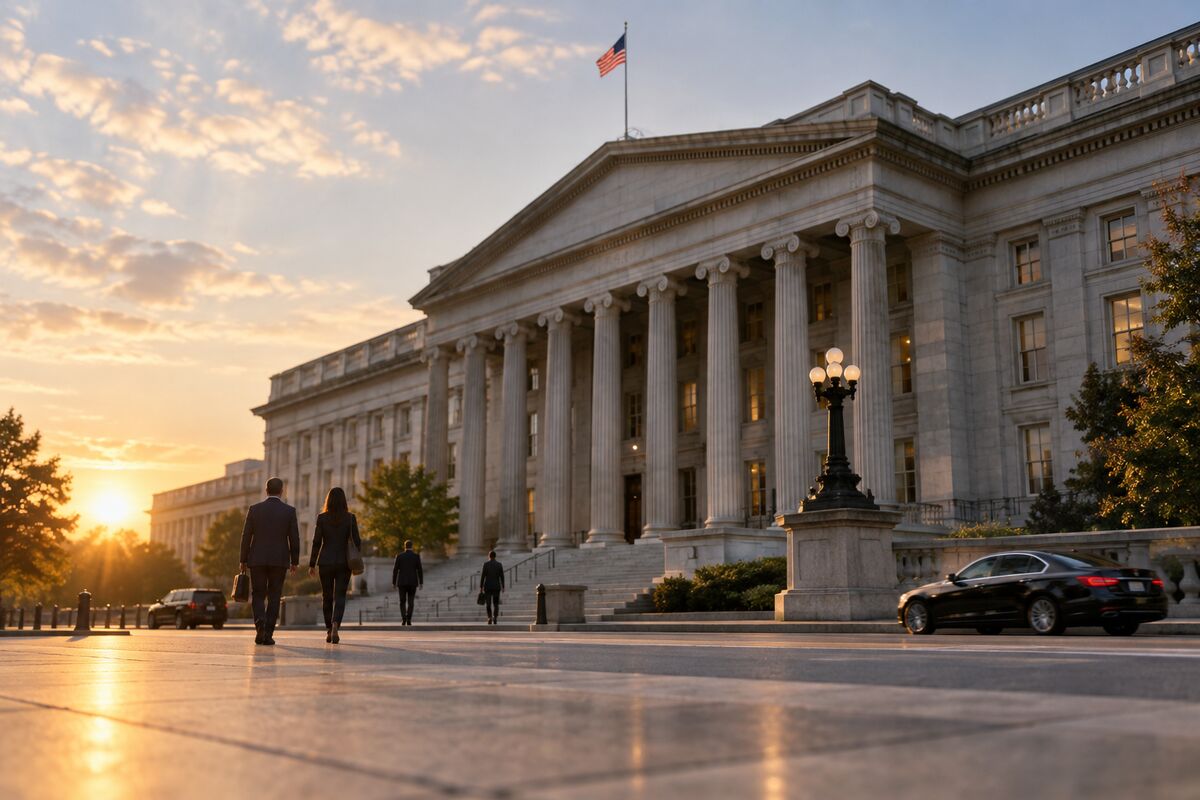 Tech Sell-Off Sends Investors Into Treasuries as Market Risk Appetite Fades
